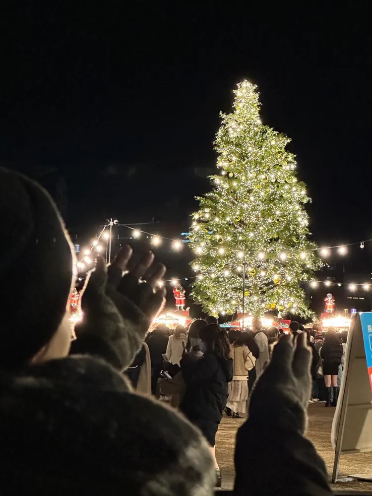 詹雅雯在日本過聖誕節。翻攝詹雅雯臉書