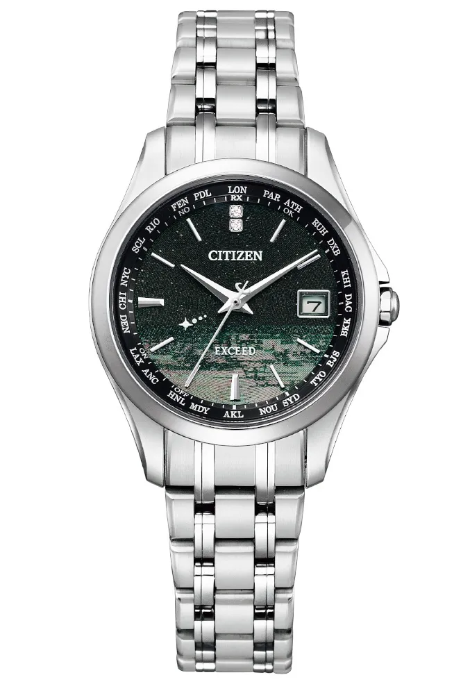 Exceed系列EC1120-59F鈦金屬29.2mm女錶，台灣限量10只，4萬6800元。品牌提供