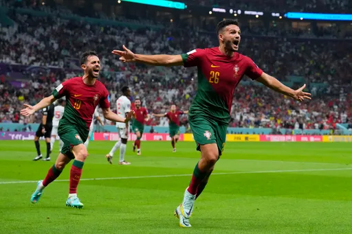 世界盃｜超狂！21歲的他取代C羅先發上演帽子戲法　葡萄牙6比1大勝瑞士