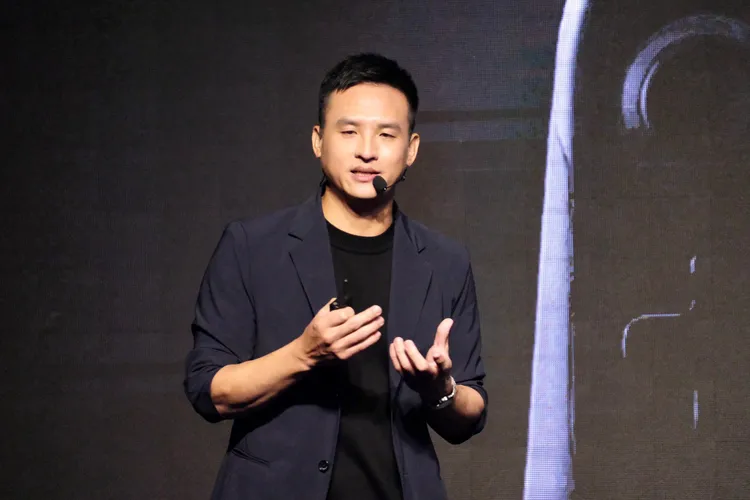 Logitech台港澳總經理施前江。陳志淵攝