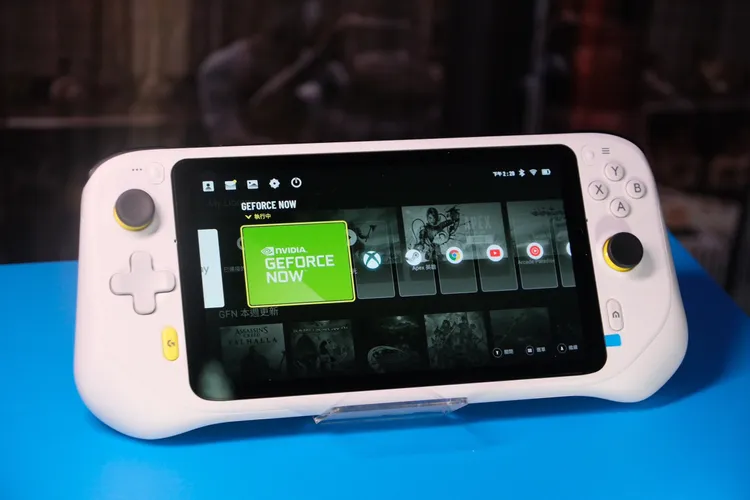 由GeForce NOW聯盟Taiwan Mobile雲端遊戲服務提供玩家上千款熱門遊戲。陳志淵攝