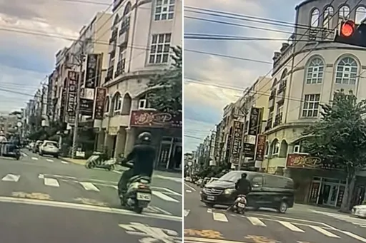 越線受罰!機車停等紅燈這樣做 「待轉區成待撞區」真的被撞翻