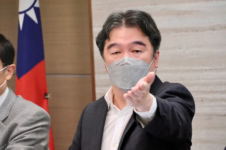 王必勝說，我方窗口就是中華民國衛福部食藥署。陳志淵攝