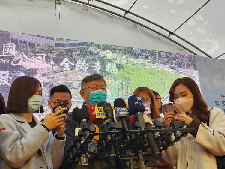 台北市長柯文哲。胡順惠攝