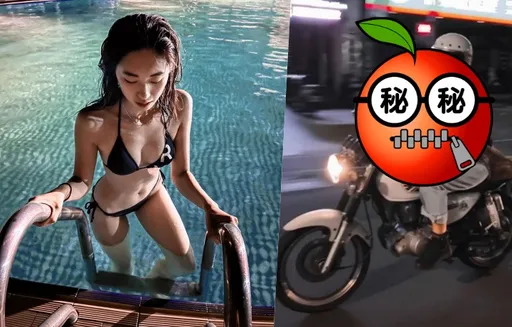 檔車妹回萌一笑害人差點車禍　絕美私照曝！網看呆：戀愛了