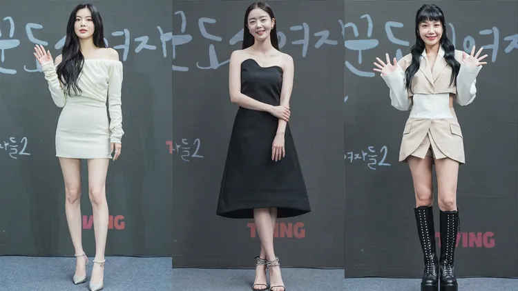 李先彬（左起）、韓善伙、鄭恩地因《酒鬼都市女人們》受到大眾喜愛。friDay影音提供