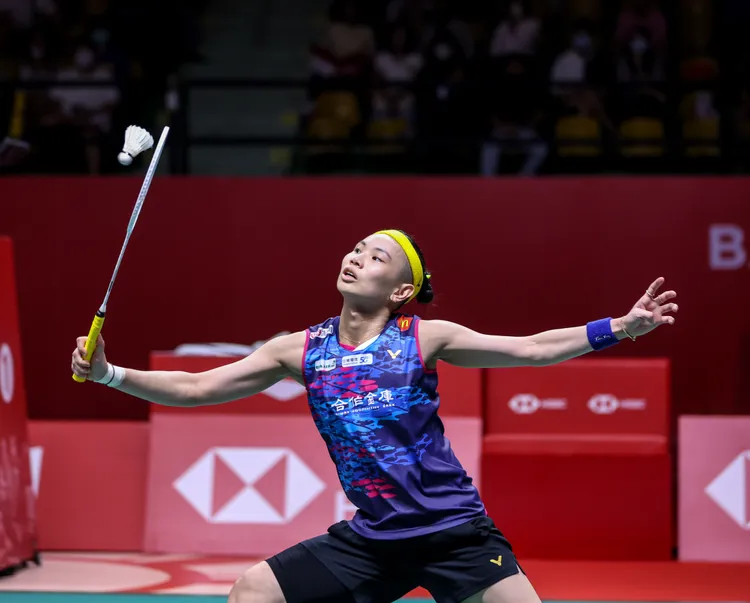 戴資穎在年終總決賽預賽開胡。擷取自BadmintonPhoto