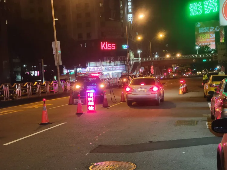 台中市警二分局將連續11天執行取締酒駕等交通大執法。警方提供