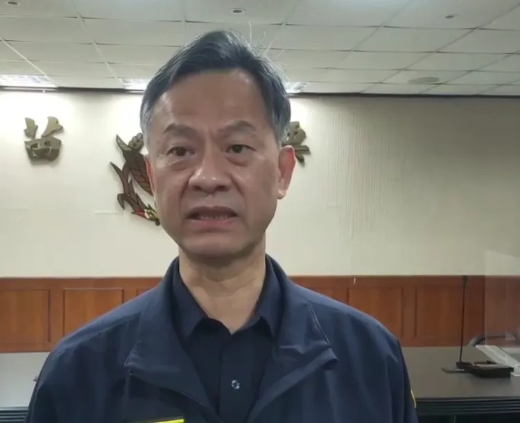 苗栗縣警局長陳武康強調，苗栗警方絕不容許黑幫危害治安。警方提供