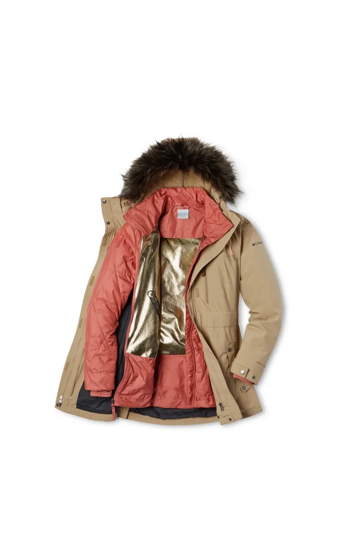 Canyon Meadows Interchange Jacket Omni-Tech女款防水極暖兩件式外套，1萬800元。品牌提供