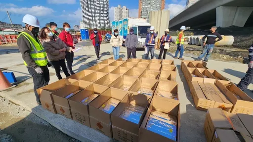 新北跨年煙火淡水河畔登場 警消預演火災搶救防意外