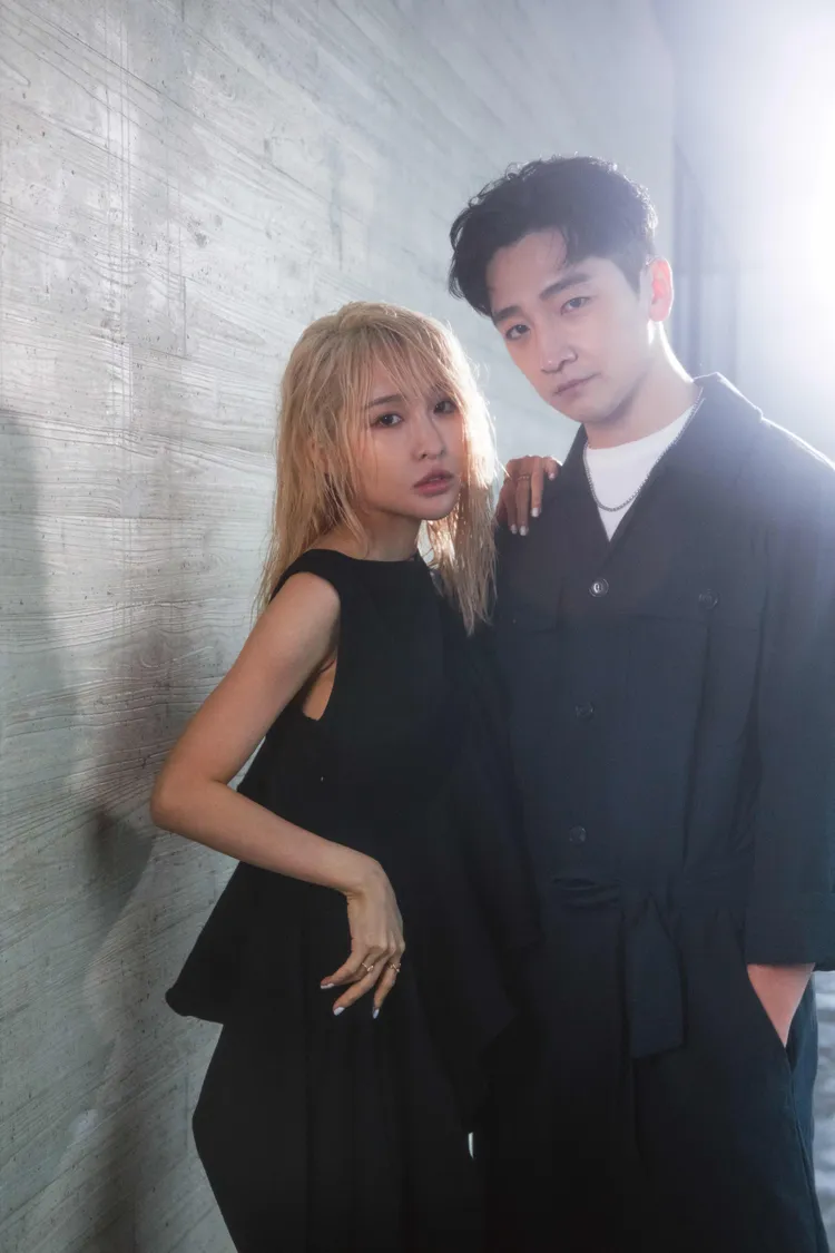 張若凡（左）和葛丞本就熟悉。索尼音樂提供