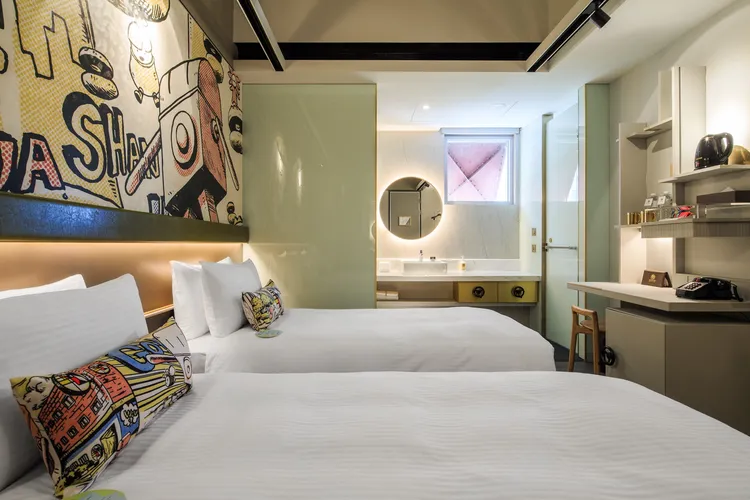 天成文旅－華山町精緻雙人房。業者提供