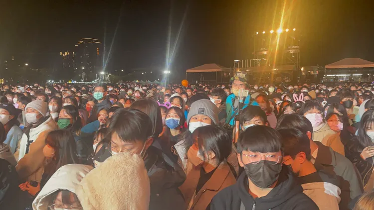 現場民眾。張沛森攝