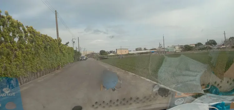 民眾路過目擊車禍現場。民眾提供