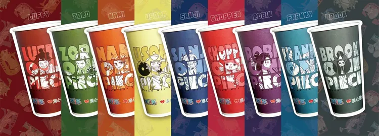 即日起到清心福全購買飲品，皆會拿到《航海王》聯名杯身。業者提供