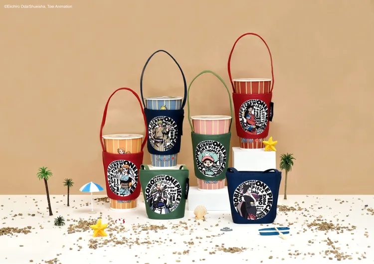 雙面飲料杯袋，購買任一飲品加280元可換購，12/16上市。業者提供