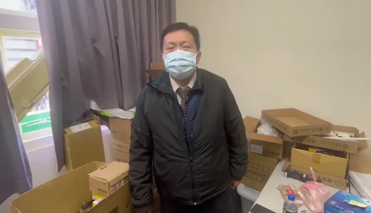 肇事司機今天面對媒體詢問僅表示「對家屬很抱歉、一切交由檢察官處理。」周庭慶攝