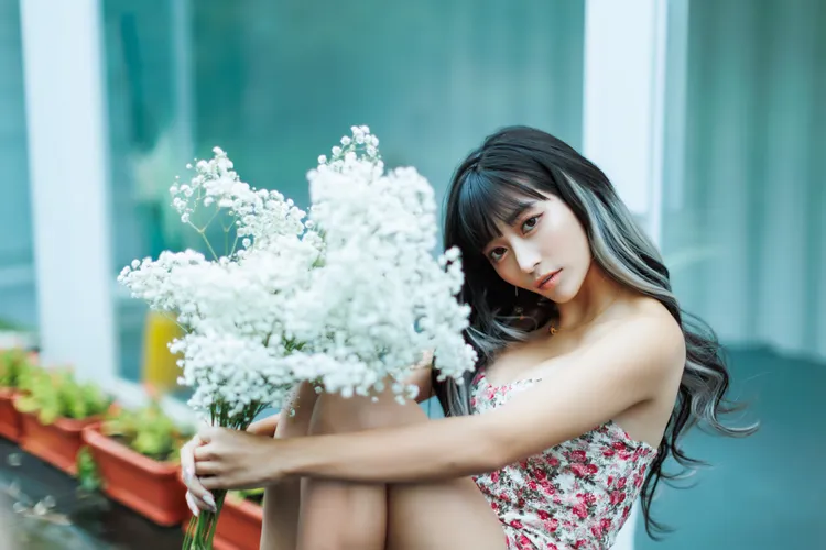 祈錦鈅人美心也美，時常參與公益活動。本人提供