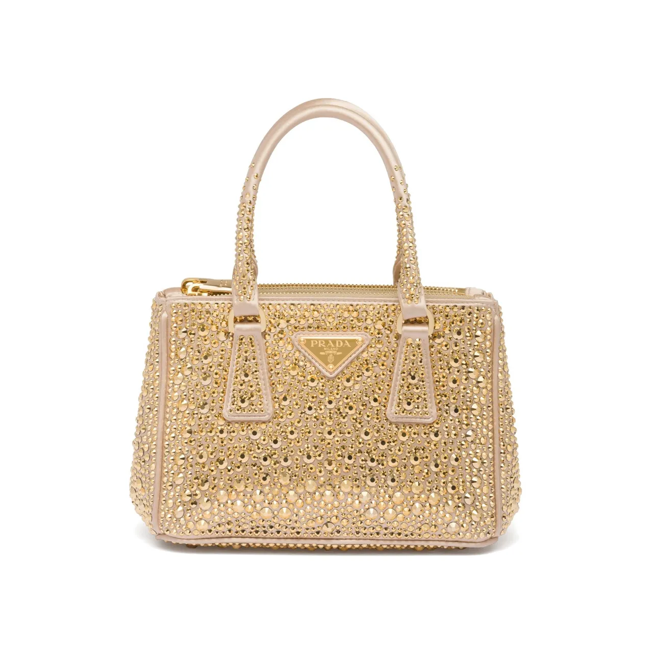 PRADA Galleria水晶手提肩背包,17萬元。品牌提供