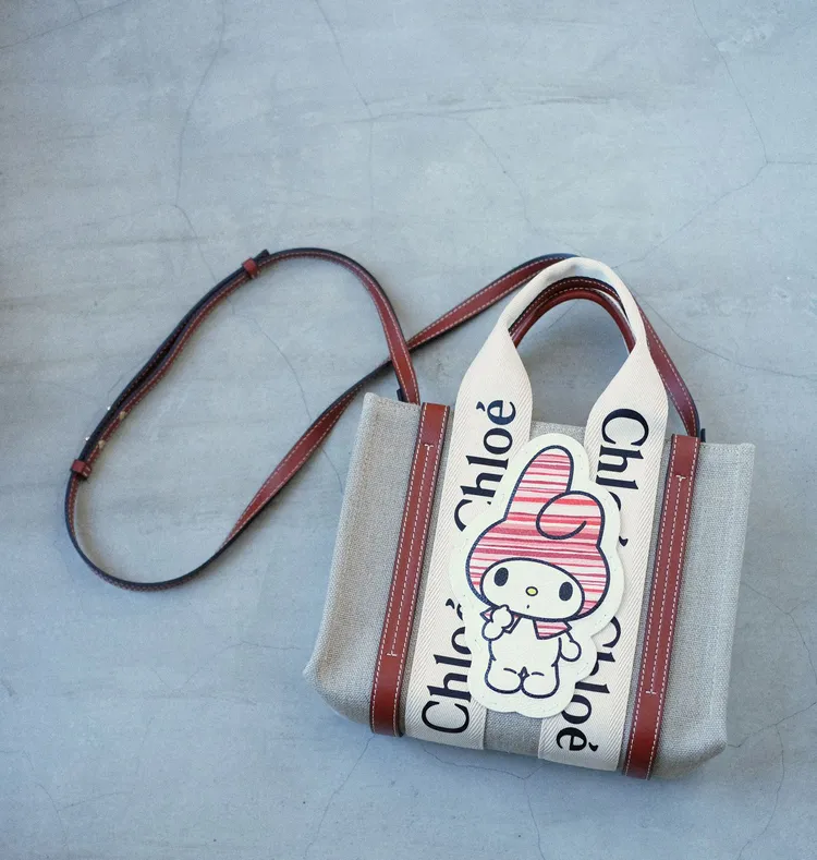 Chloé MyMelody農曆年限定聯名Woody小型托特包，4萬1900元。品牌提供