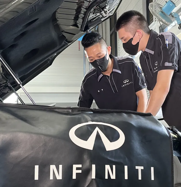 Infiniti車主預約回廠即享5大系統42項免費車輛健檢服務。原廠照片
