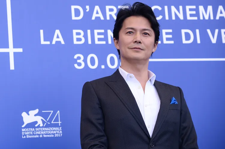 報導指男方酷似日本男星福山雅治（圖）。法新社