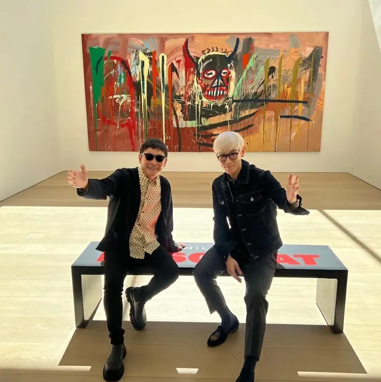 T.O.P（右）跟前澤友作交情深厚。翻攝T.O.P IG