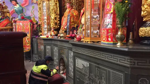 大膽賊星專偷虎爺發財金　警循監視畫面迅速破案