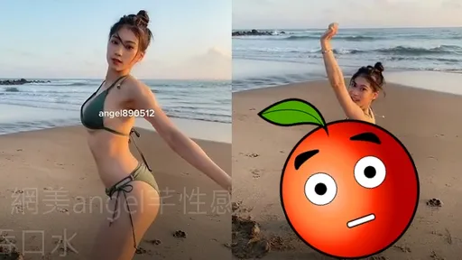 啦啦隊女神沙灘炸裂！　穿比基尼嗨舞「1動作」讓粉絲暈了