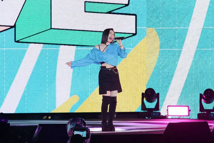 閻奕格讓台下歌迷如癡如醉。朱世閎攝