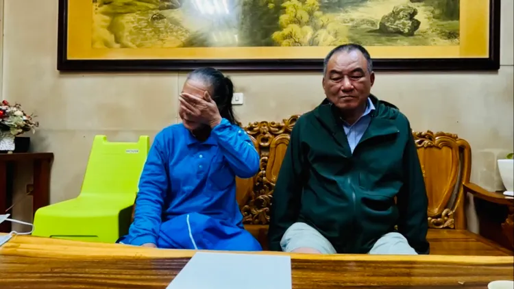 孔祥志母親出面呼籲投案，相當擔心兒子安危。資料畫面