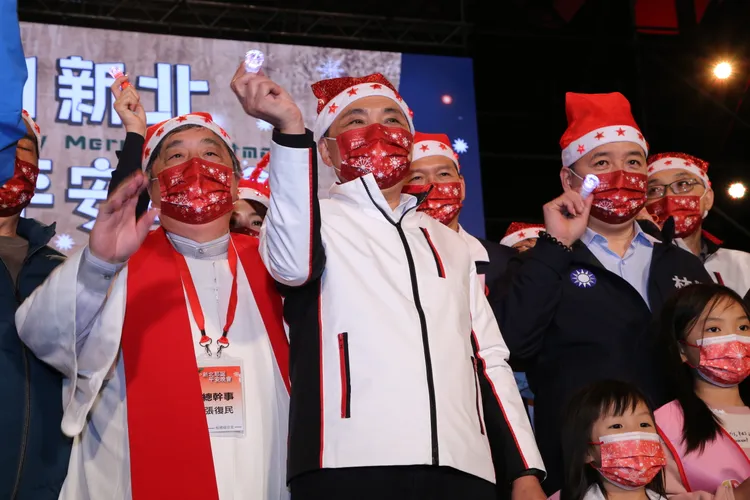 平安晚會新北市長侯友宜將與超過50個教會唱詩歌傳福音。新北市政府提供