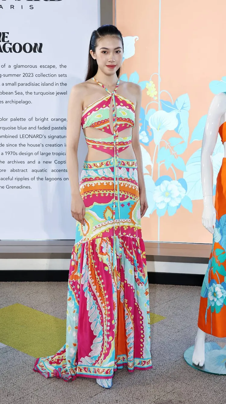 LEONARD本季以「The Lagoon」為主題，引領眾人前往位於加勒比海的度假天堂馬斯蒂克島。葉志明攝