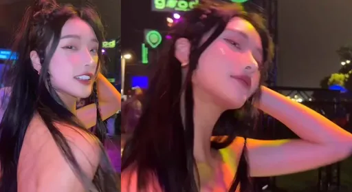 長髮正妹跑趴！ 「上下布料都好省」8秒短片網看傻：不知不覺重複了一個小時