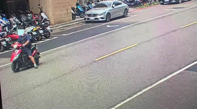 警方依車牌追查到吳姓男子。翻攝畫面