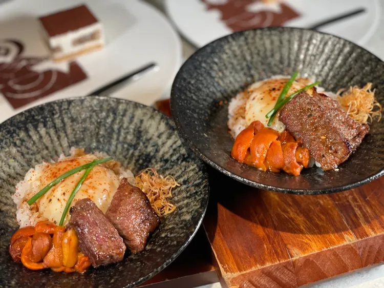 近江牛|雲丹|舒肥蛋拌飯