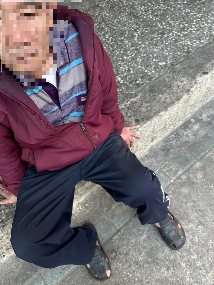 警方尋獲失蹤的翁男。翻攝畫面