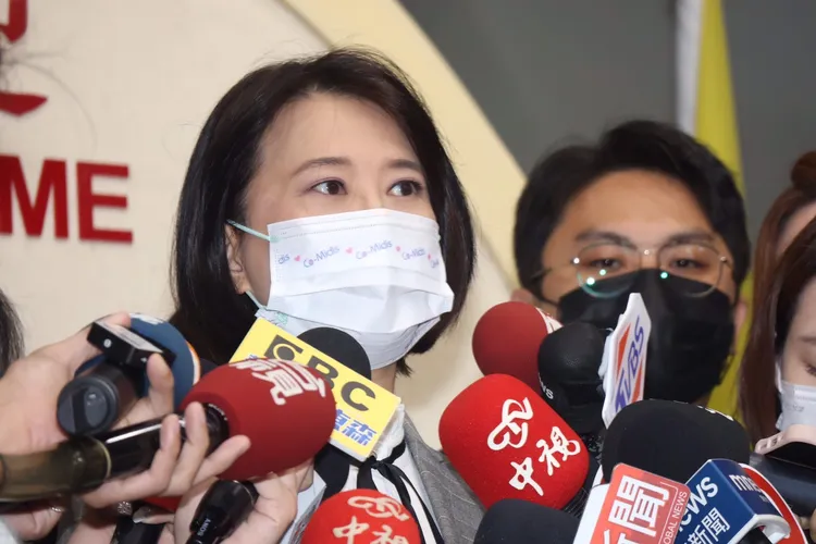 國民黨台北市議員王鴻薇。彭欣偉攝