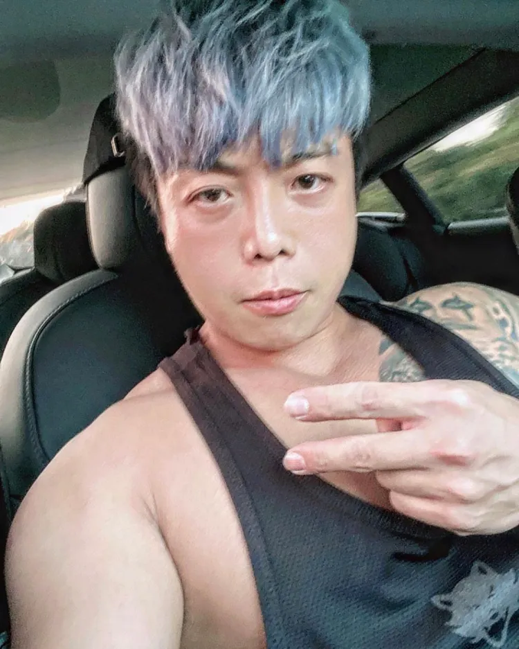 男優文森有「台灣清水健」之稱。翻攝文森IG