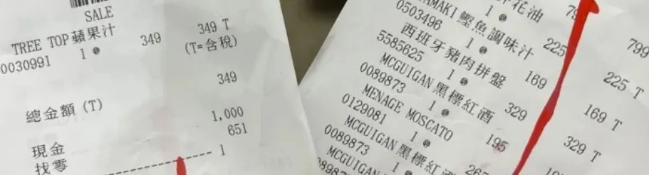 好市多購物清單。翻攝自dcard