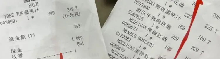 好市多購物清單。翻攝自dcard