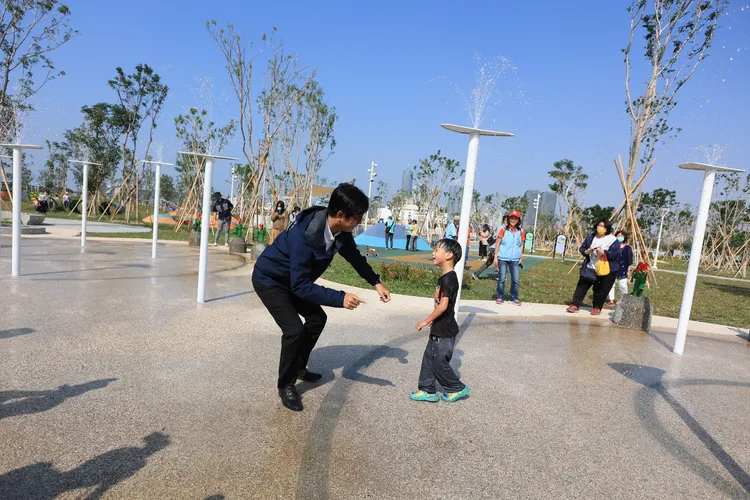 陳其邁今出席「時代公園」啟用典禮。高市府提供