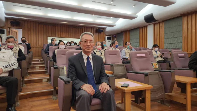 原宜蘭縣政府秘書長林茂盛陞任副縣長。讀者提供