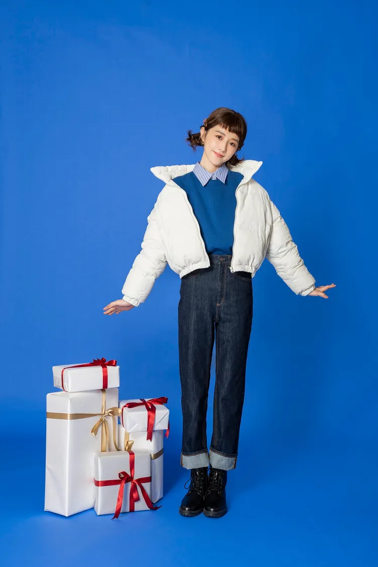 邵雨薇推薦「HEAT PADDED夾層外套」，優惠價1290元。業者提供