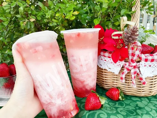 手搖草莓季|外送平台訂飲品買1送1 這8天聖誕特調2杯125元