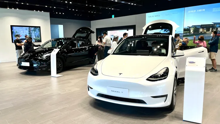 Model Y是國內目前最熱門的電動車，市場關注度極高。資料照片
