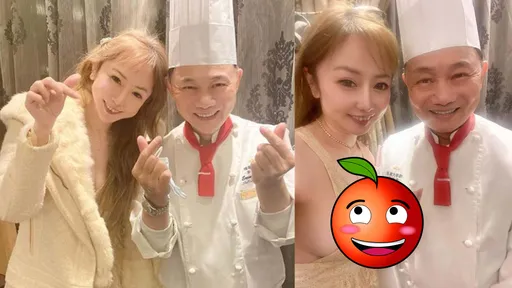 T妹奶球外露燦笑會阿基師! 謝謝「身經百戰」的他:把我餵得很飽