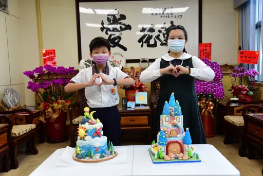 花蓮囝仔翻糖蛋糕國際賽奪獎 小王子、童話城堡創意獲青睞