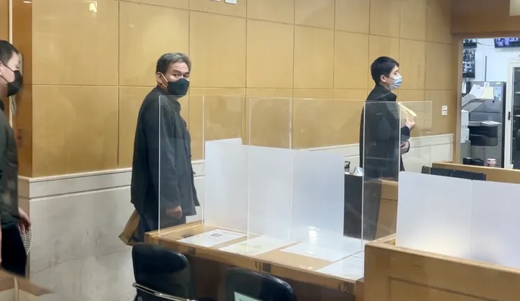 蔡成雄遭聲押。陳彩玲攝